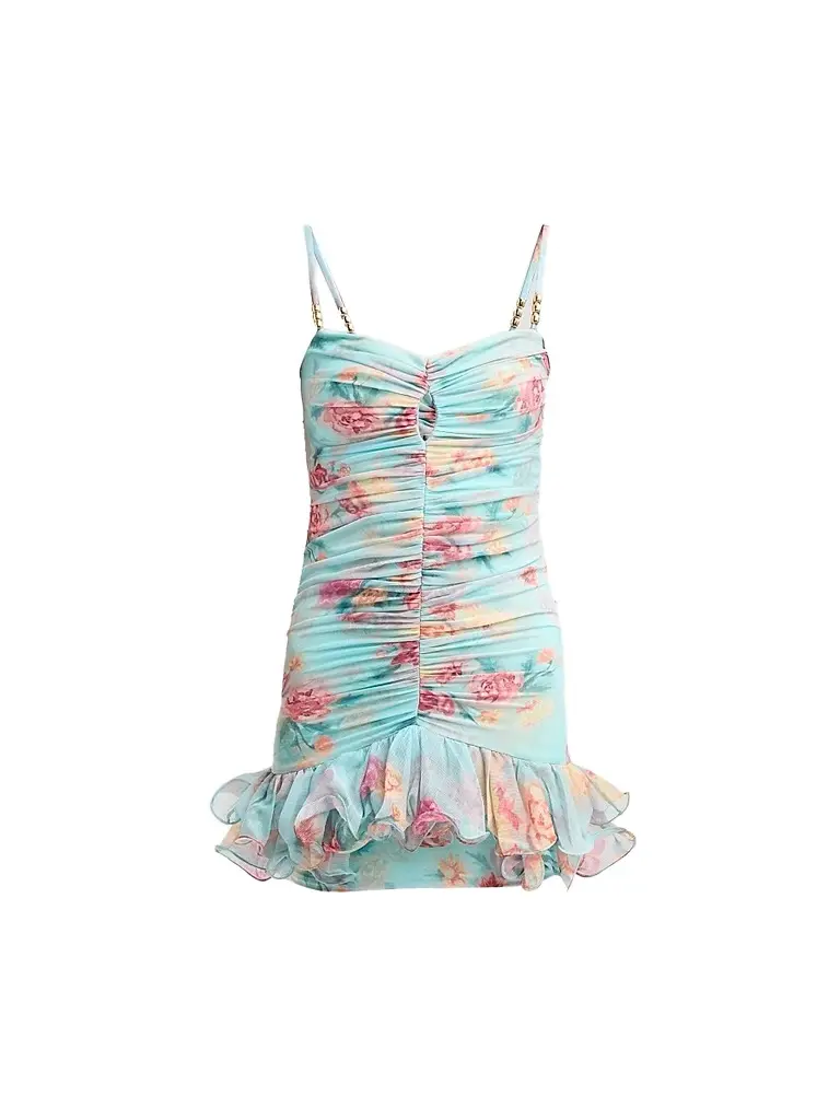 PatBo Women's Flora Mist Mini Dress | Image 1 PatBo Women's Flora Mist Mini Dress | Image 1