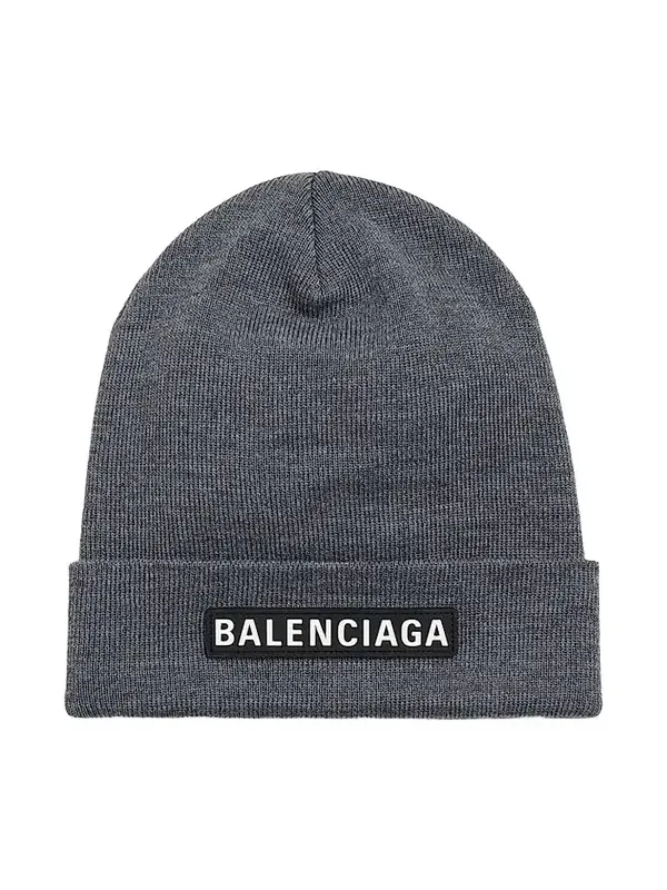 Balenciaga Men's Patch Beanie