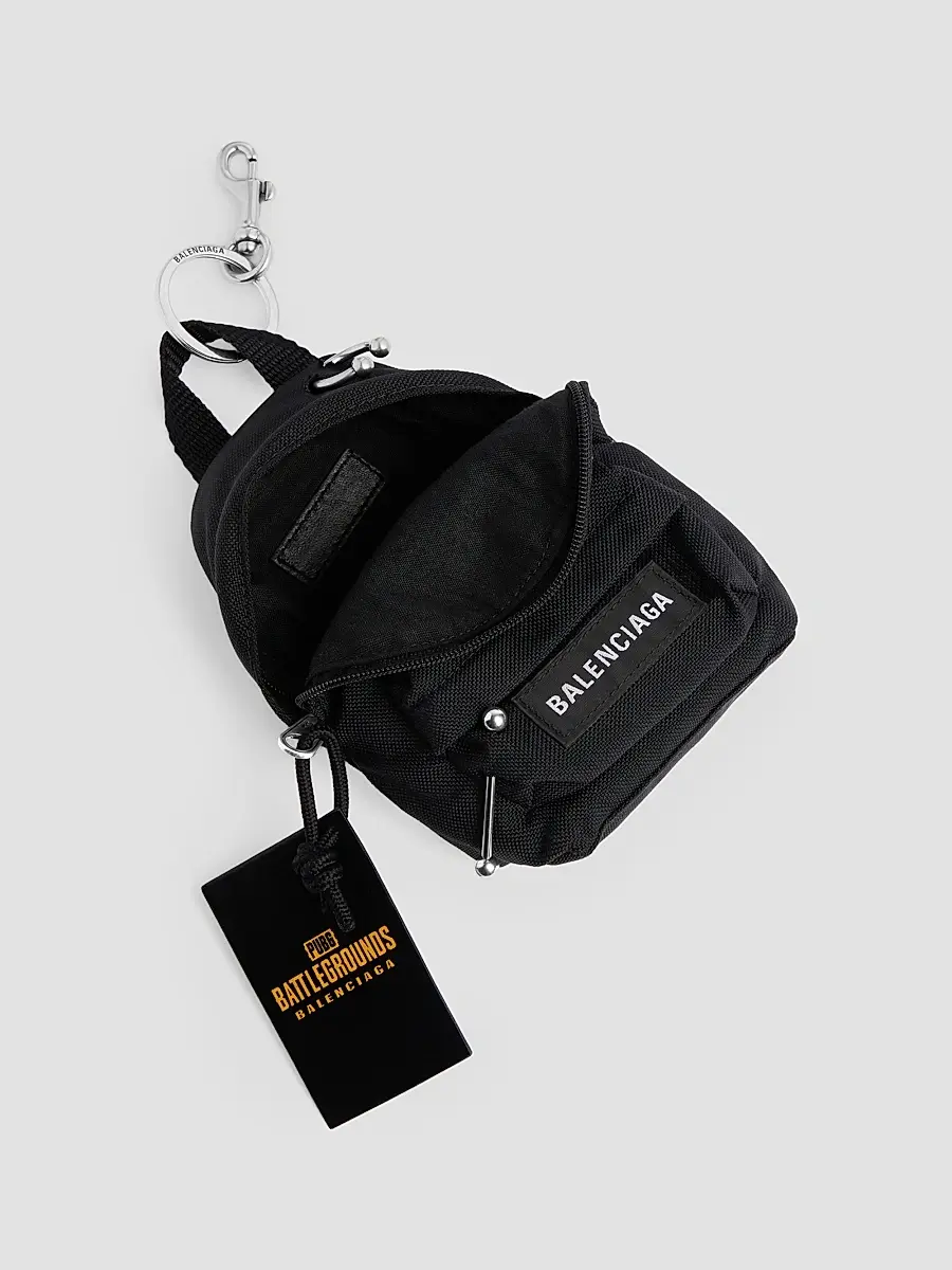 Balenciaga Men's I Pubg I Pubg Explorer Micro Backpack Keychain | Thumbnail 3 Balenciaga Men's I Pubg I Pubg Explorer Micro Backpack Keychain | Thumbnail 3