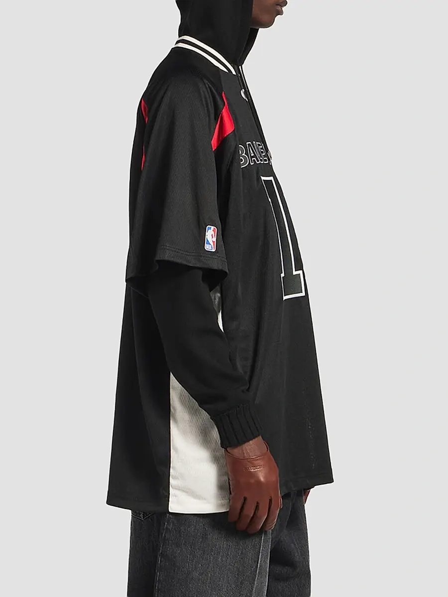 Balenciaga Men's x NBA Collaboration Oversized T-Shirt | Thumbnail 4