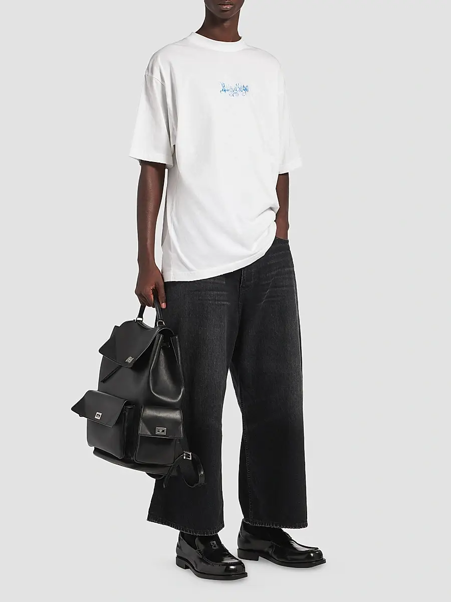 Balenciaga Men's Sketchy Medium Fit T-Shirt | Thumbnail 2 Balenciaga Men's Sketchy Medium Fit T-Shirt | Thumbnail 2