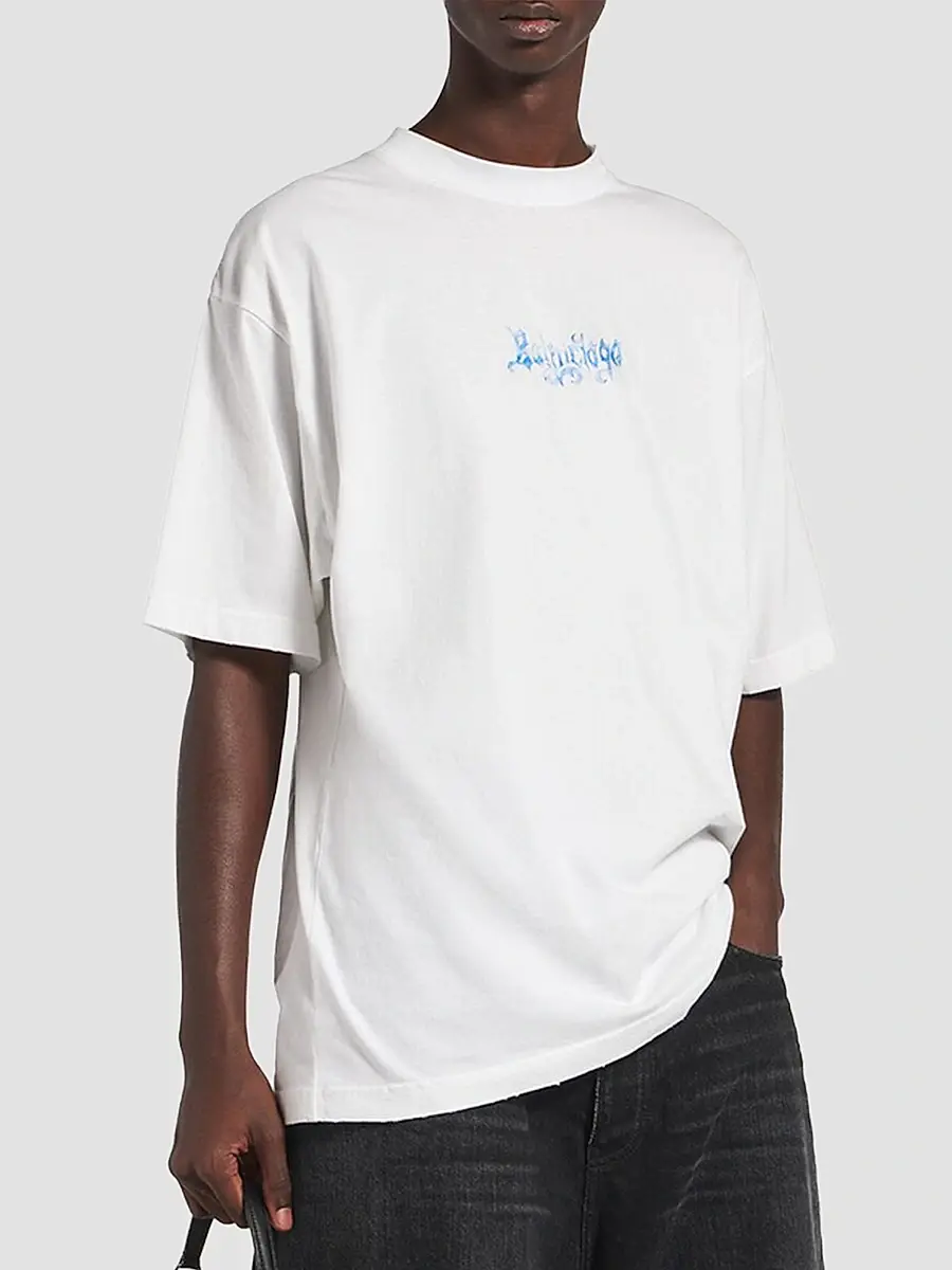 Balenciaga Men's Sketchy Medium Fit T-Shirt | Thumbnail 3 Balenciaga Men's Sketchy Medium Fit T-Shirt | Thumbnail 3