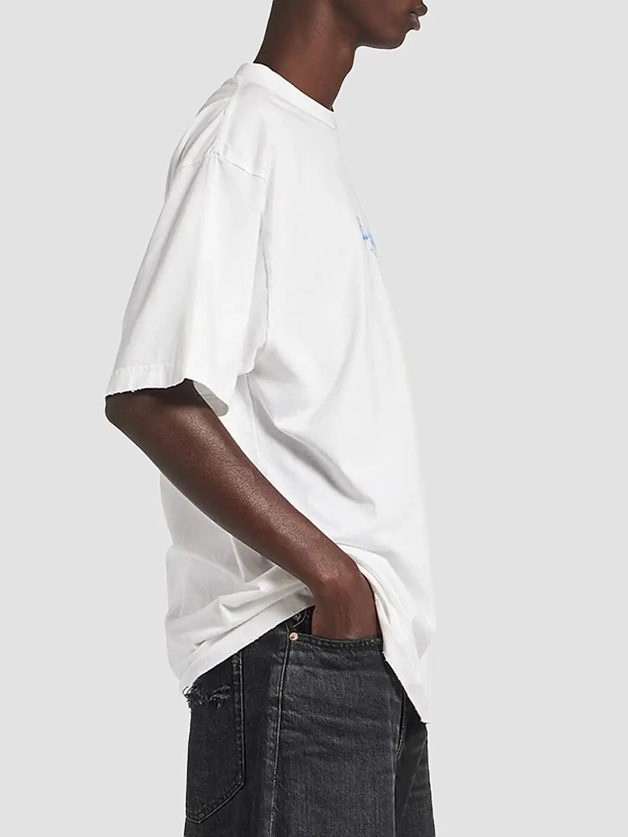 Balenciaga Men's Sketchy Medium Fit T-Shirt | Thumbnail 4 Balenciaga Men's Sketchy Medium Fit T-Shirt | Thumbnail 4