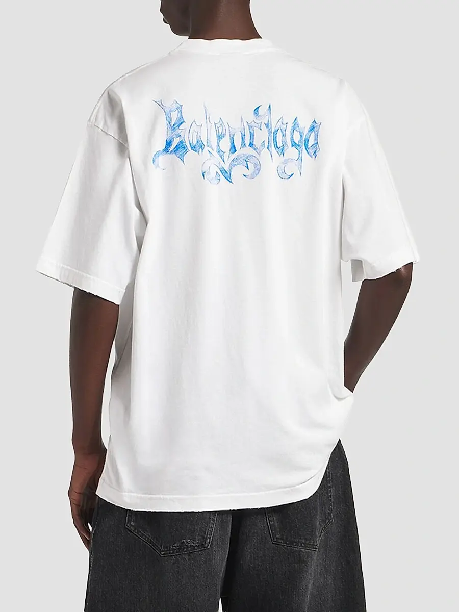 Balenciaga Men's Sketchy Medium Fit T-Shirt | Thumbnail 5 Balenciaga Men's Sketchy Medium Fit T-Shirt | Thumbnail 5