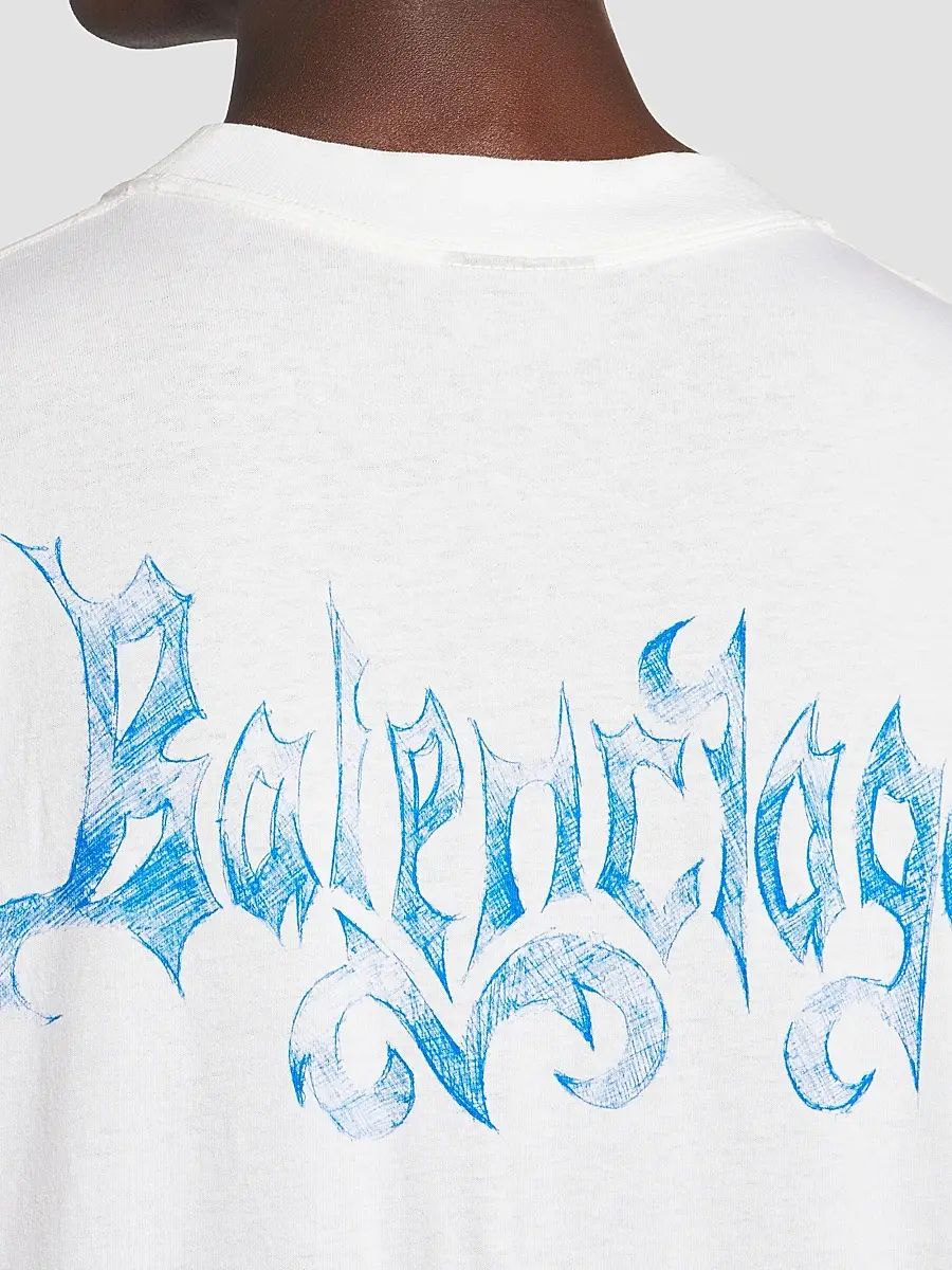 Balenciaga Men's Sketchy Medium Fit T-Shirt | Thumbnail 6 Balenciaga Men's Sketchy Medium Fit T-Shirt | Thumbnail 6