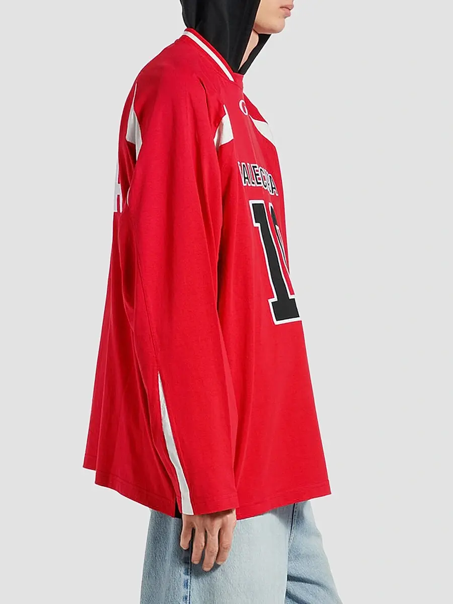 Balenciaga Men's / NBA Collaboration Oversized Long Sleeve T-Shirt | Thumbnail 5 Balenciaga Men's / NBA Collaboration Oversized Long Sleeve T-Shirt | Thumbnail 5