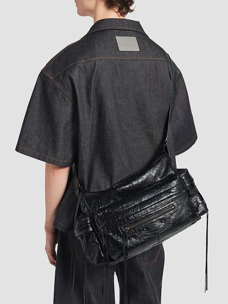 Balenciaga Men's Le City Multipocket Crossbody Bag | Thumbnail 3 Balenciaga Men's Le City Multipocket Crossbody Bag | Thumbnail 3