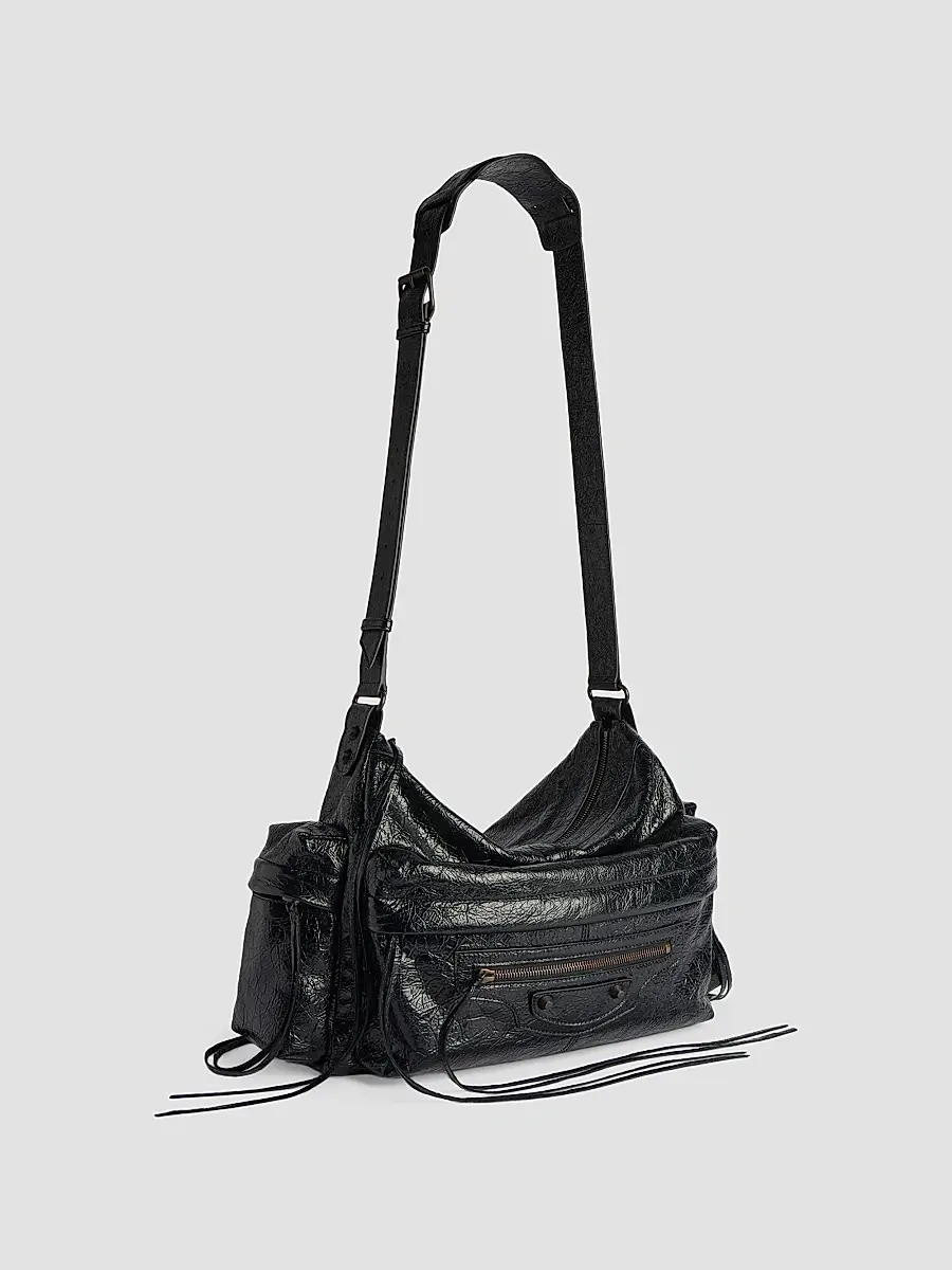 Balenciaga Men's Le City Multipocket Crossbody Bag | Thumbnail 4 Balenciaga Men's Le City Multipocket Crossbody Bag | Thumbnail 4