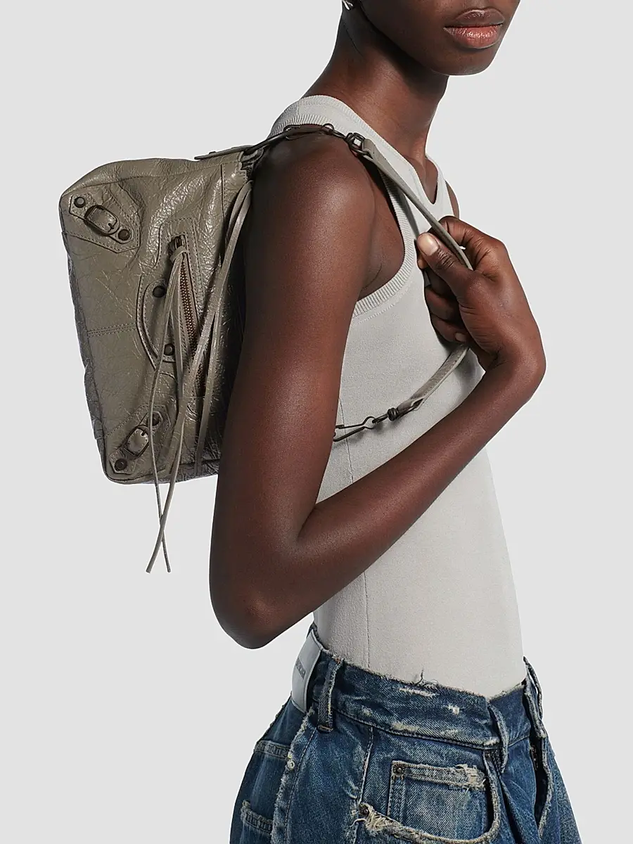 Balenciaga Women's Le City Moto Crossbody Bag | Thumbnail 3