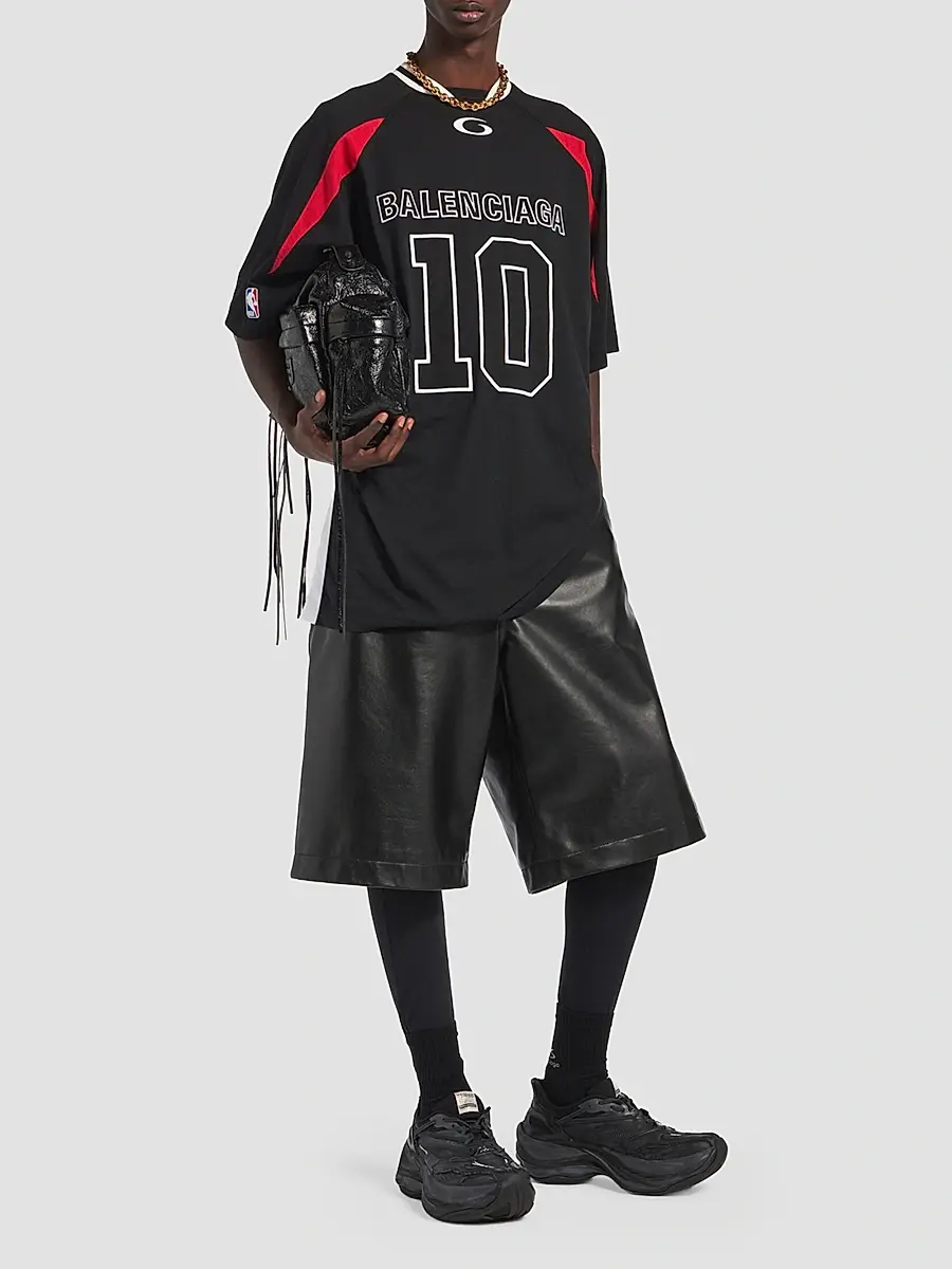 Balenciaga Men's / NBA Collaboration Oversized T-Shirt | Thumbnail 2 Balenciaga Men's / NBA Collaboration Oversized T-Shirt | Thumbnail 2