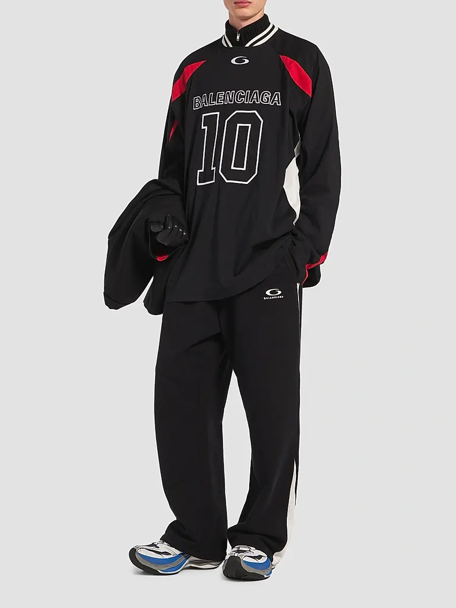 Balenciaga Men's / NBA Collaboration Oversized Long Sleeve T-Shirt | Thumbnail 2 Balenciaga Men's / NBA Collaboration Oversized Long Sleeve T-Shirt | Thumbnail 2