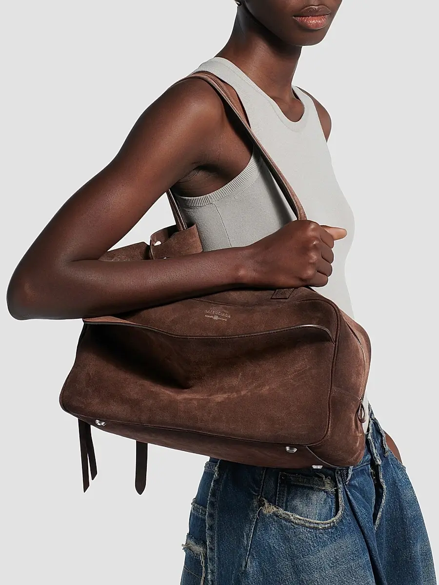 Balenciaga Women's Carrie Bowling Shoulder Bag | Thumbnail 3