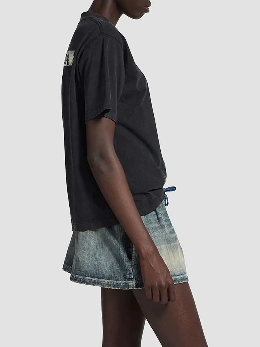 Balenciaga Women's Masking Tape Medium Fit T-Shirt | Thumbnail 5 Balenciaga Women's Masking Tape Medium Fit T-Shirt | Thumbnail 5