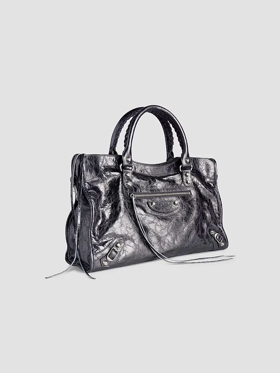 Balenciaga Women's Le City Bag Medium Tote Bag | Thumbnail 3 Balenciaga Women's Le City Bag Medium Tote Bag | Thumbnail 3