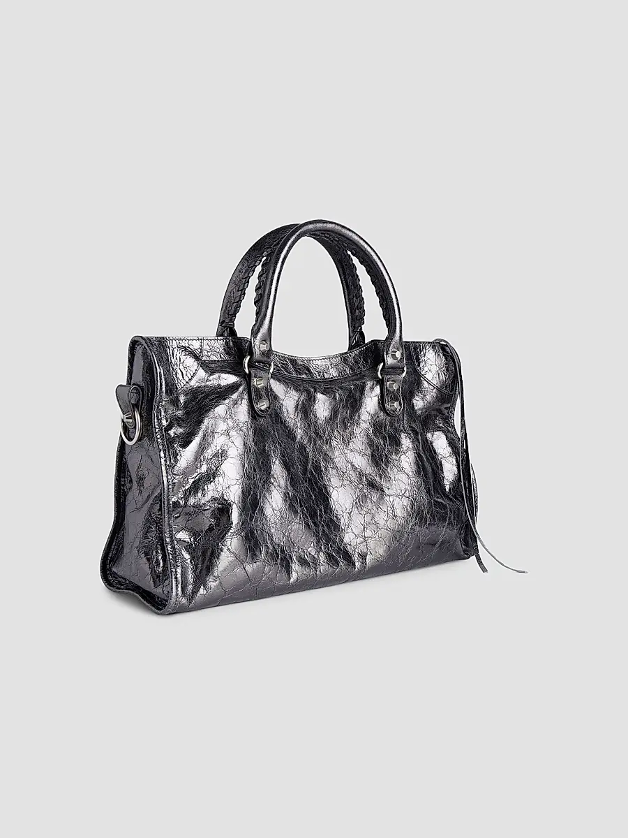 Balenciaga Women's Le City Bag Medium Tote Bag | Thumbnail 4 Balenciaga Women's Le City Bag Medium Tote Bag | Thumbnail 4