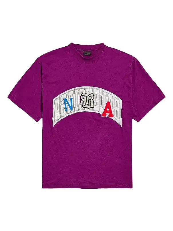 Balenciaga Men's x NBA Collaboration Oversized T-Shirt