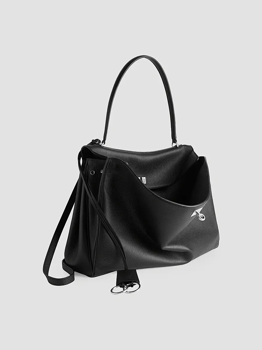 Balenciaga Women's Rodeo Grained Calfskin Top Handle Bag | Thumbnail 2