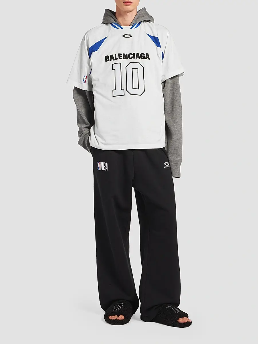 Balenciaga Men's / NBA Collaboration Oversized T-Shirt | Thumbnail 2 Balenciaga Men's / NBA Collaboration Oversized T-Shirt | Thumbnail 2