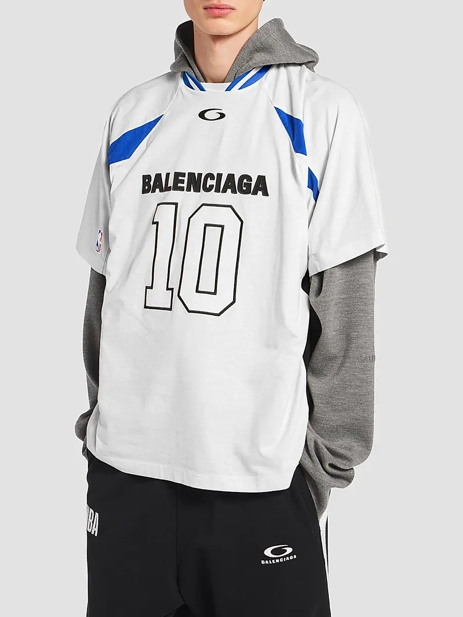 Balenciaga Men's / NBA Collaboration Oversized T-Shirt | Thumbnail 3 Balenciaga Men's / NBA Collaboration Oversized T-Shirt | Thumbnail 3