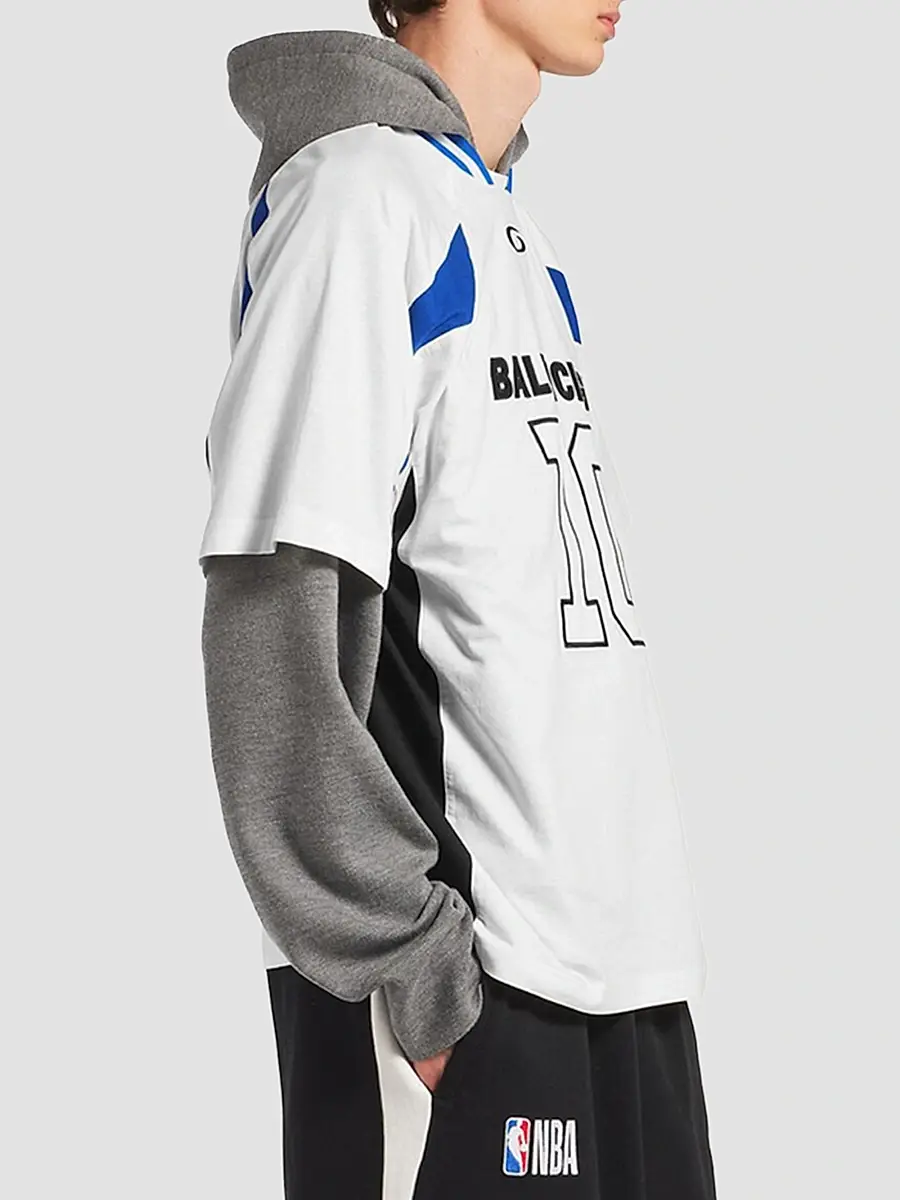 Balenciaga Men's / NBA Collaboration Oversized T-Shirt | Thumbnail 5 Balenciaga Men's / NBA Collaboration Oversized T-Shirt | Thumbnail 5