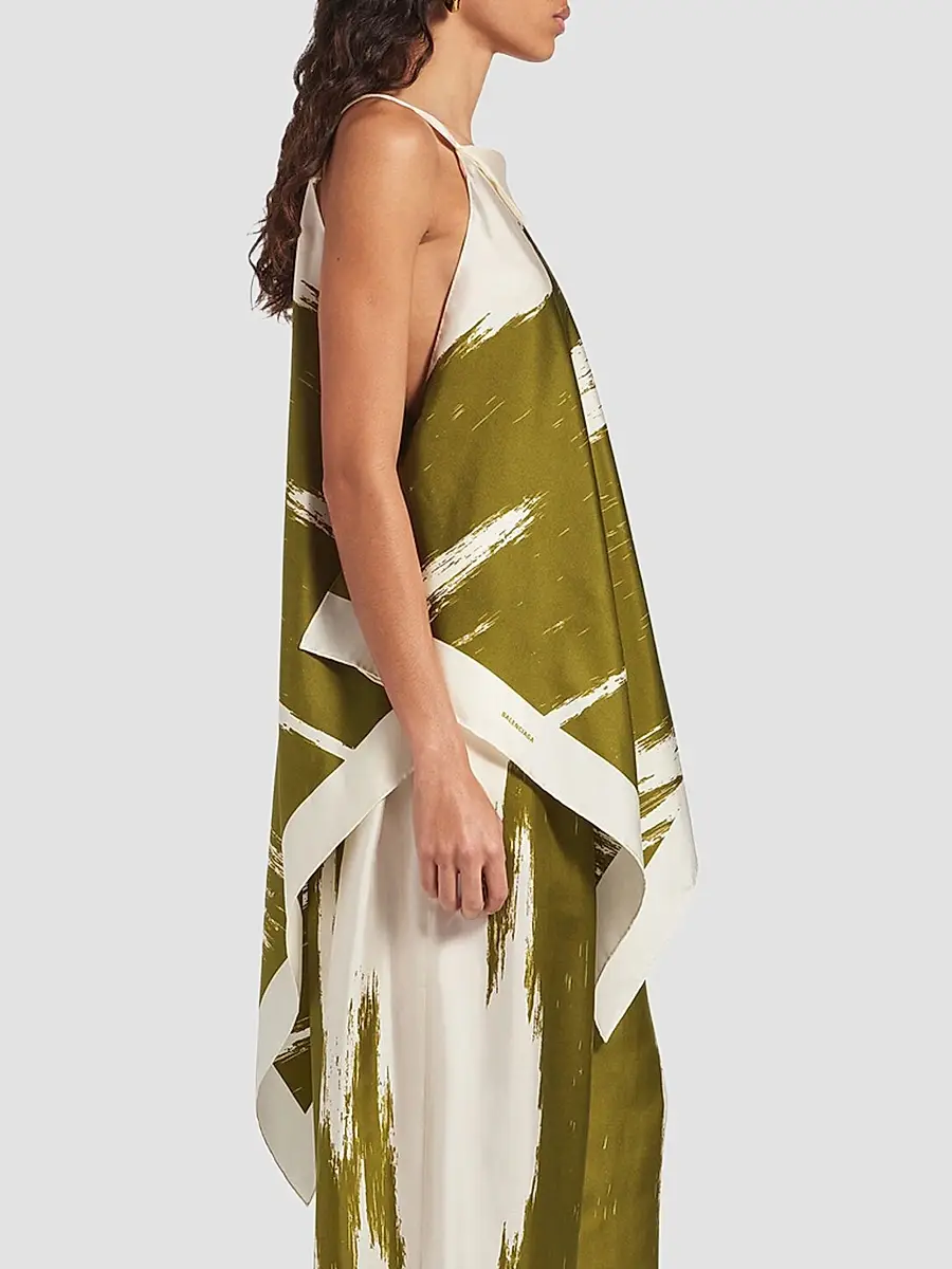 Balenciaga Women's Brush Scratch Scarf Top | Thumbnail 4