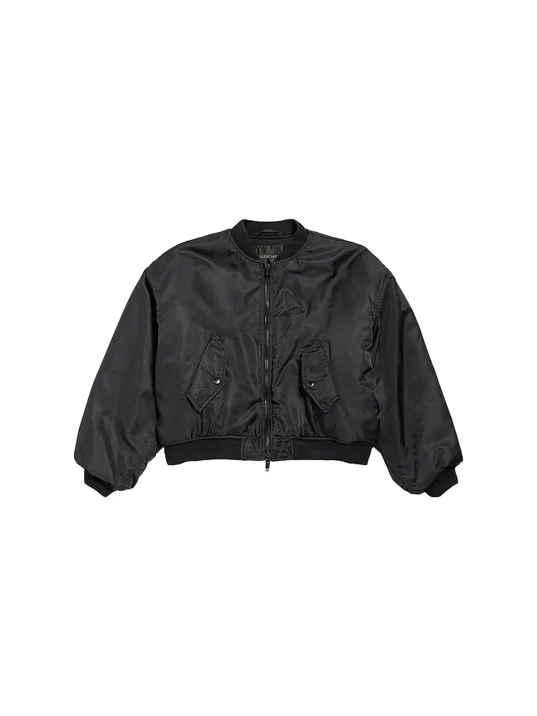 Balenciaga Women's Bomber Jacket - Black | Image 1 Balenciaga Women's Bomber Jacket - Black | Image 1