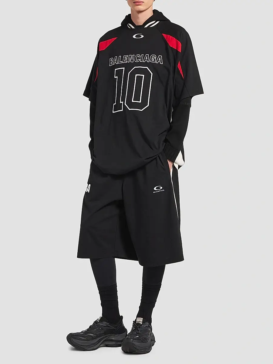 Balenciaga Men's x NBA Collaboration Tracksuit Shorts | Thumbnail 2 Balenciaga Men's x NBA Collaboration Tracksuit Shorts | Thumbnail 2