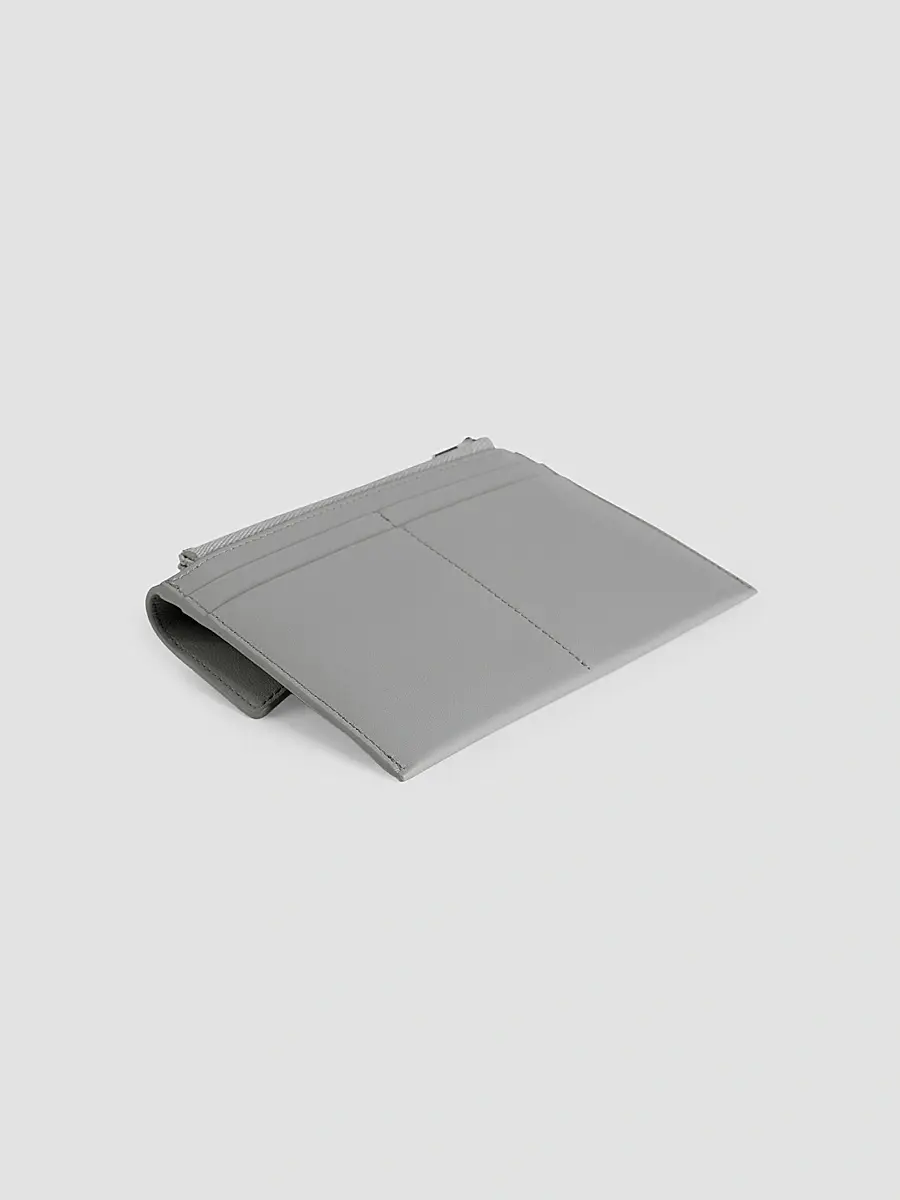 Balenciaga Women's Rodeo Large Coin and Card Holder - Cloud Grey | Thumbnail 2 Balenciaga Women's Rodeo Large Coin and Card Holder - Cloud Grey | Thumbnail 2