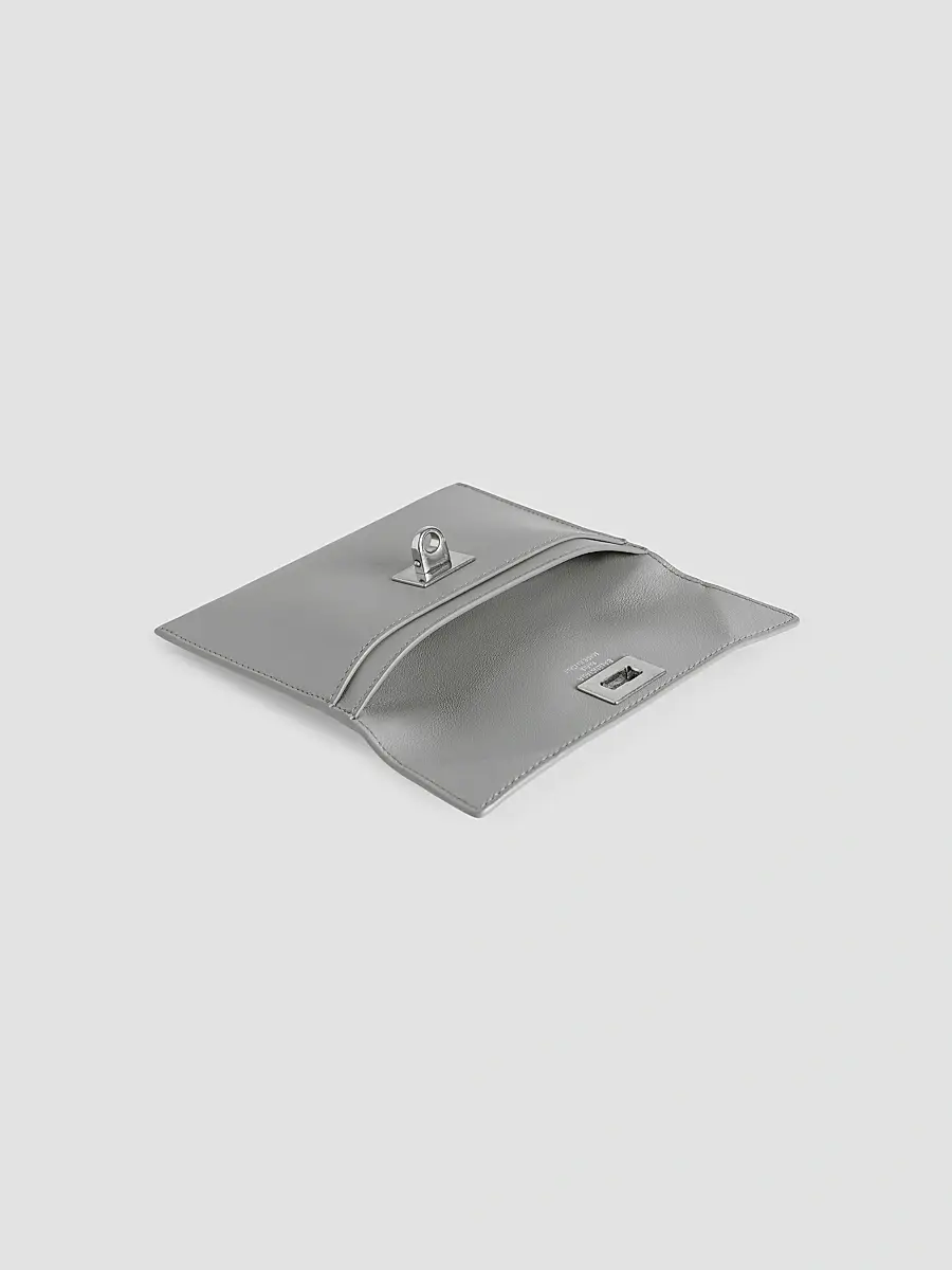 Balenciaga Women's Rodeo Large Coin and Card Holder - Cloud Grey | Thumbnail 3 Balenciaga Women's Rodeo Large Coin and Card Holder - Cloud Grey | Thumbnail 3