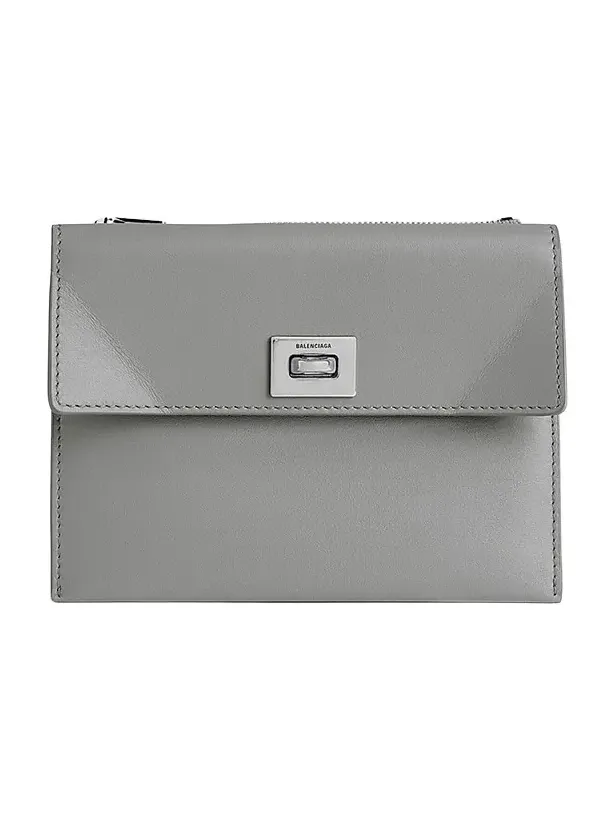 Balenciaga Women's Rodeo Large Coin and Card Holder - Cloud Grey
