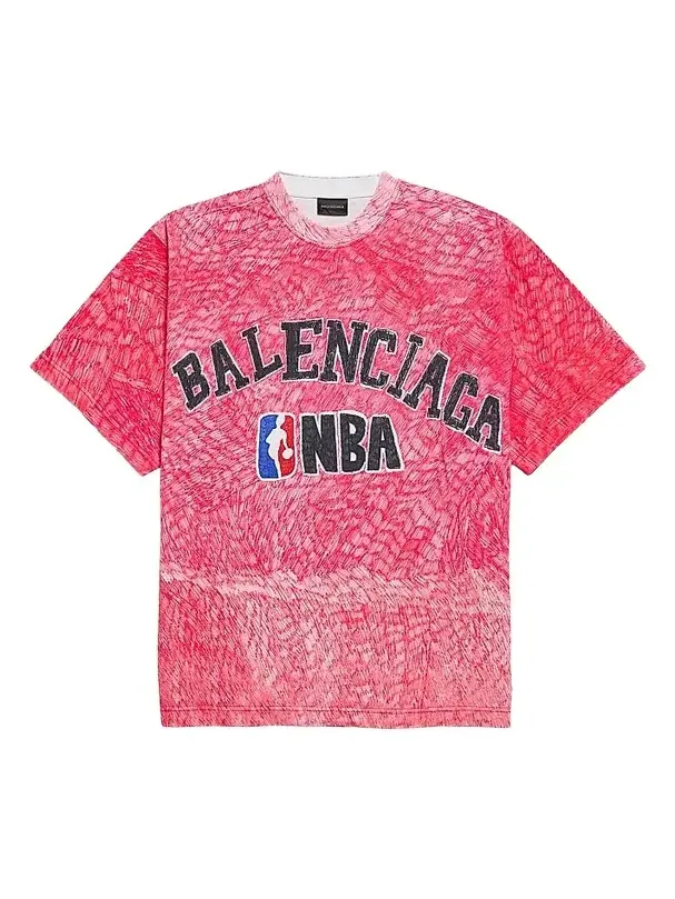 Balenciaga Women's / NBA Collaboration Oversized T-Shirt