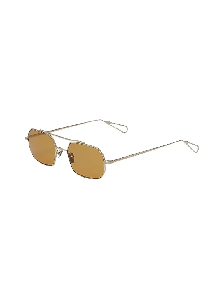 AHLEM Men's Clovis 52MM Rectangular Sunglasses - Grey Gold | Image 1 AHLEM Men's Clovis 52MM Rectangular Sunglasses - Grey Gold | Image 1