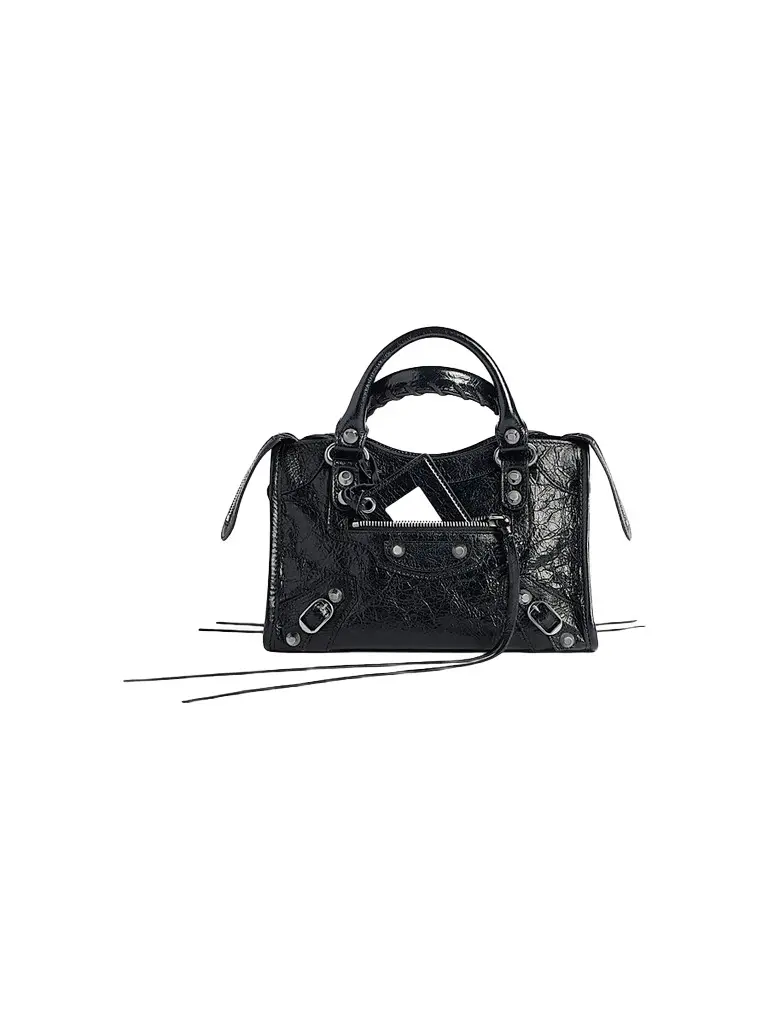 Balenciaga Women's Le City Mini Top Handle Bag - Black | Image 1 Balenciaga Women's Le City Mini Top Handle Bag - Black | Image 1
