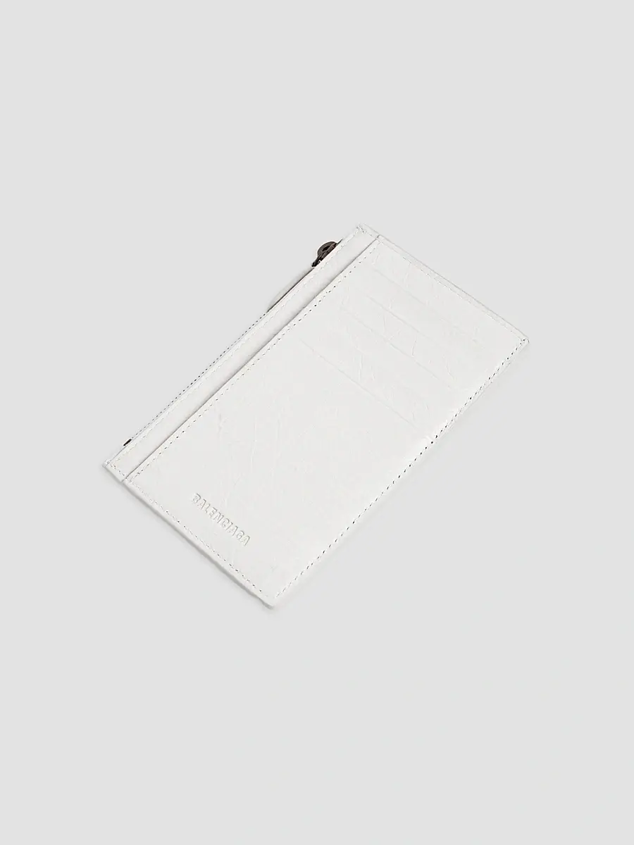 Balenciaga Women's Le City Long Coin and Card Holder - Optic White | Thumbnail 2 Balenciaga Women's Le City Long Coin and Card Holder - Optic White | Thumbnail 2