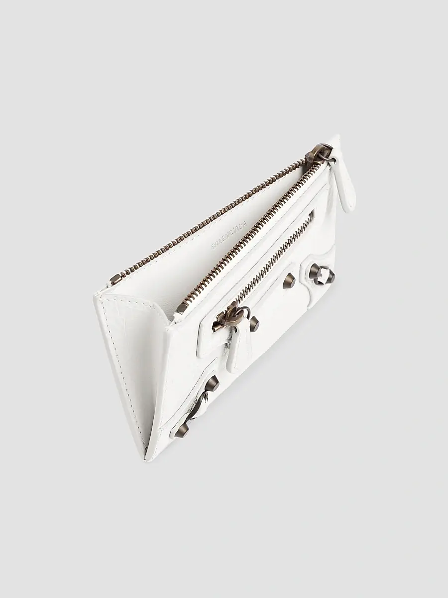 Balenciaga Women's Le City Long Coin and Card Holder - Optic White | Thumbnail 3 Balenciaga Women's Le City Long Coin and Card Holder - Optic White | Thumbnail 3