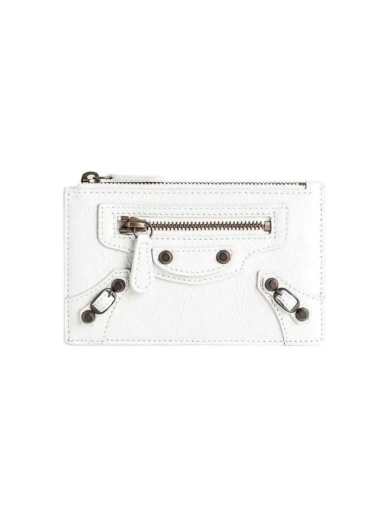 Balenciaga Women's Le City Long Coin and Card Holder - Optic White