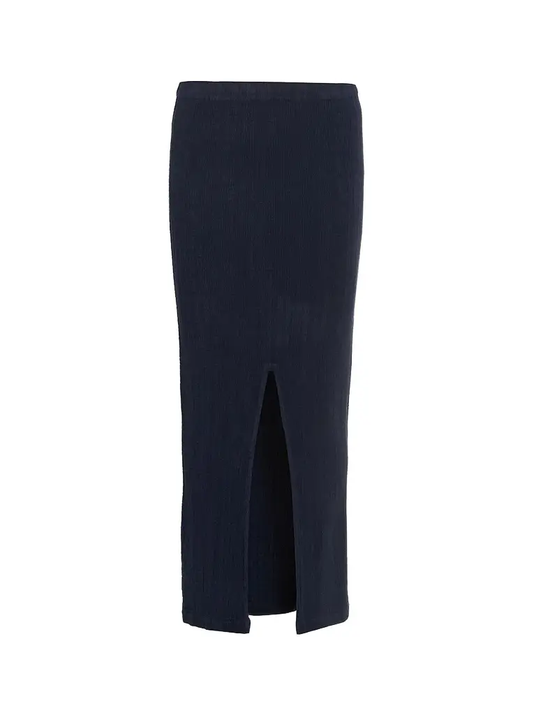 Issey Miyake Women's Rill Plissé Midi Skirt - Dark Navy - Size Small | Image 1 Issey Miyake Women's Rill Plissé Midi Skirt - Dark Navy - Size Small | Image 1