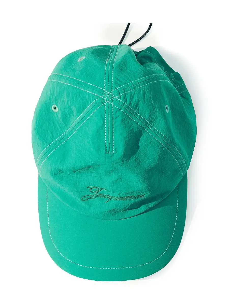 Jacquemus Men's Logo Nylon Baseball Cap | Thumbnail 3 Jacquemus Men's Logo Nylon Baseball Cap | Thumbnail 3
