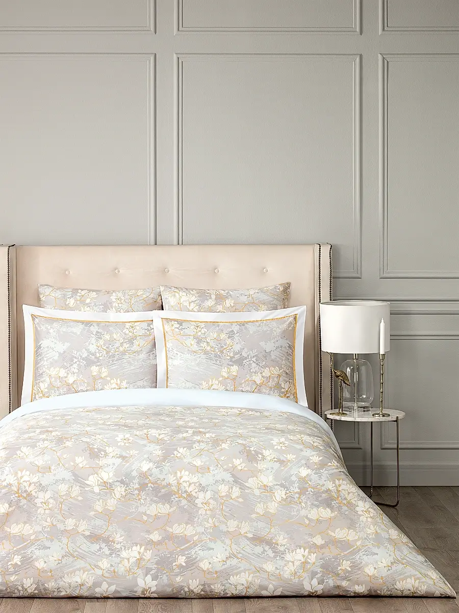Togas Sybil Duvet Cover & Sham Collection - Grey Blue White Gold | Thumbnail 3 Togas Sybil Duvet Cover & Sham Collection - Grey Blue White Gold | Thumbnail 3
