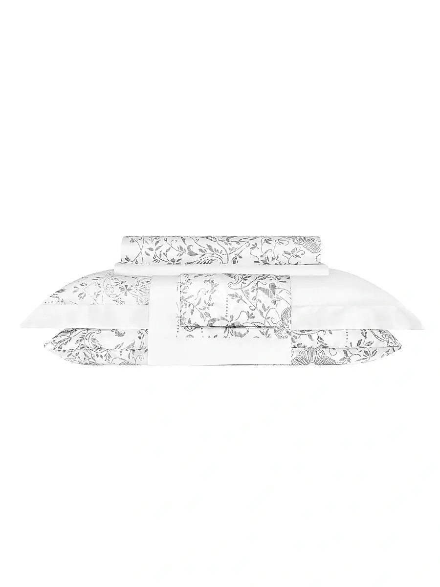 Togas Amaris Duvet Cover & Sham Collection - White Silver Grey | Thumbnail 2 Togas Amaris Duvet Cover & Sham Collection - White Silver Grey | Thumbnail 2