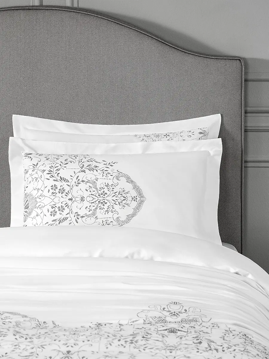 Togas Amaris Duvet Cover & Sham Collection - White Silver Grey | Thumbnail 7 Togas Amaris Duvet Cover & Sham Collection - White Silver Grey | Thumbnail 7