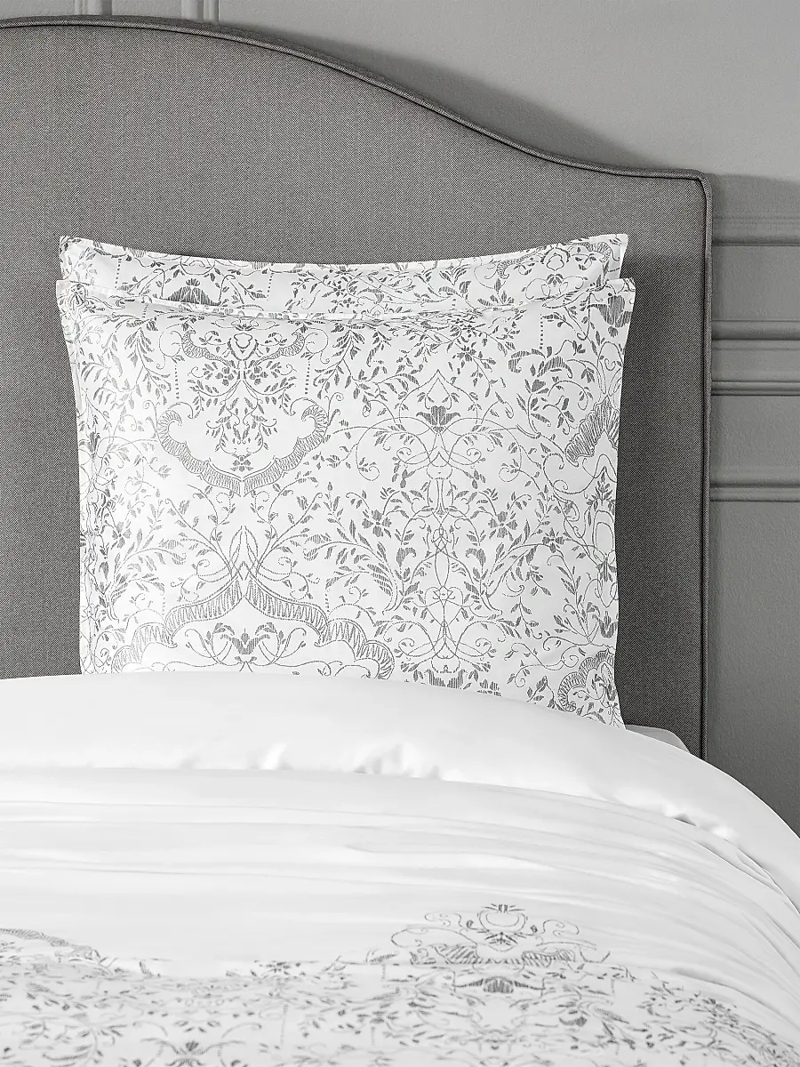 Togas Amaris Duvet Cover & Sham Collection - White Silver Grey | Thumbnail 8 Togas Amaris Duvet Cover & Sham Collection - White Silver Grey | Thumbnail 8