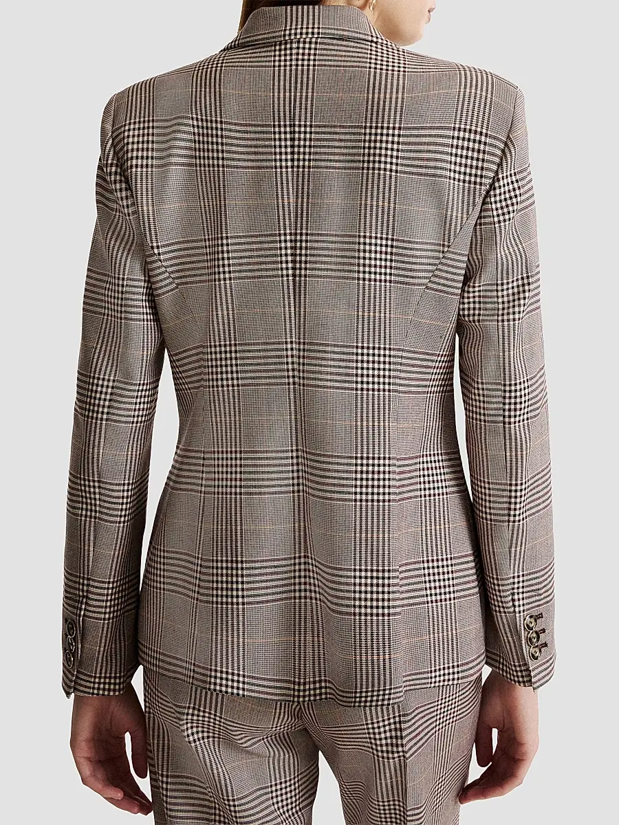 Marella Women's Prince of Wales Blazer | Thumbnail 3 Marella Women's Prince of Wales Blazer | Thumbnail 3