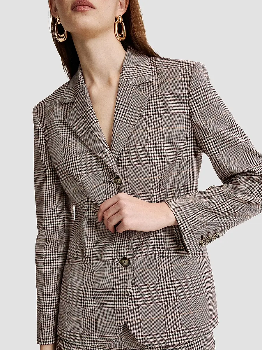 Marella Women's Prince of Wales Blazer | Thumbnail 4 Marella Women's Prince of Wales Blazer | Thumbnail 4
