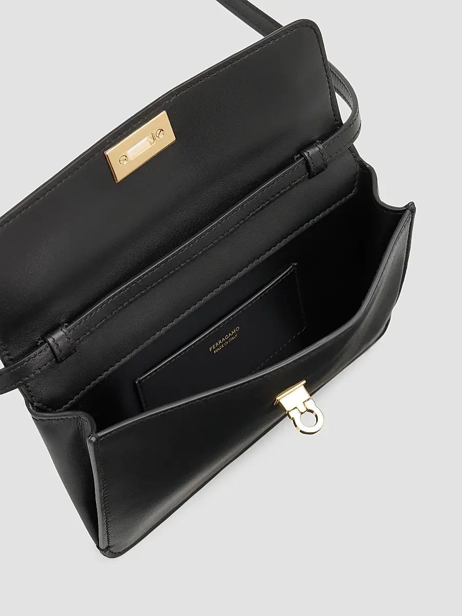 Ferragamo Women's Harley Mini Leather Crossbody Bag | Thumbnail 3