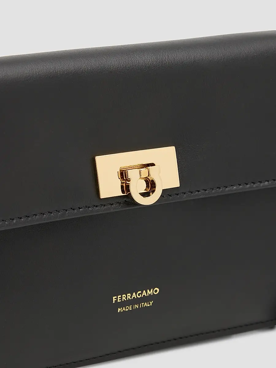 Ferragamo Women's Harley Mini Leather Crossbody Bag | Thumbnail 4
