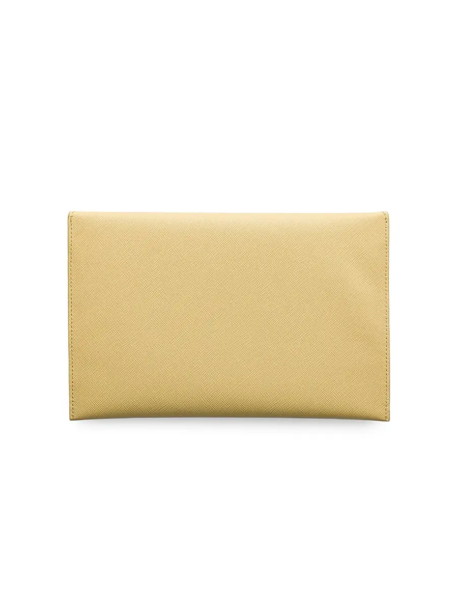 Prada Women's Saffiano Leather Envelope Clutch | Thumbnail 2