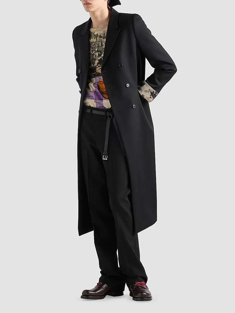 Prada Men's Printed Cotton Shirt | Thumbnail 2 Prada Men's Printed Cotton Shirt | Thumbnail 2