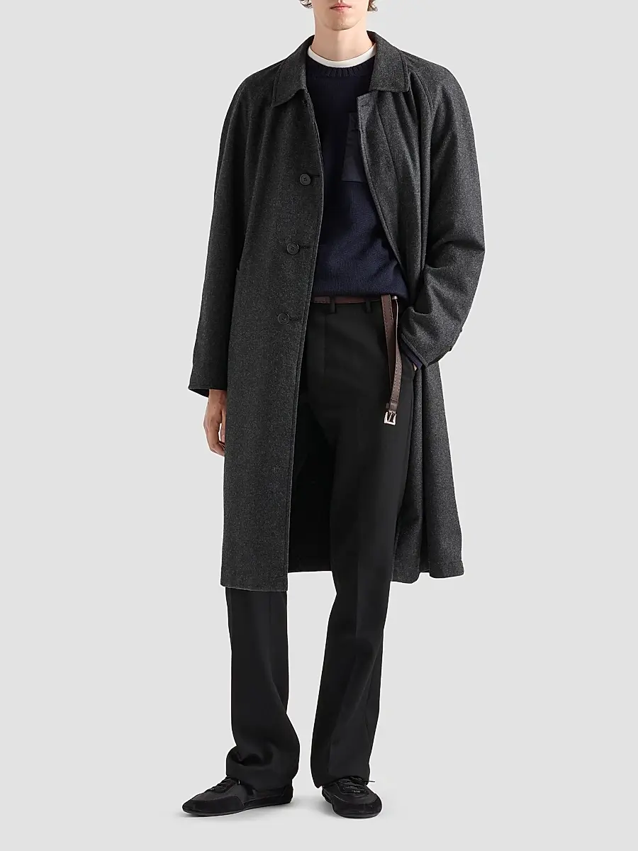 Prada Men's Wool Sweater | Thumbnail 2 Prada Men's Wool Sweater | Thumbnail 2