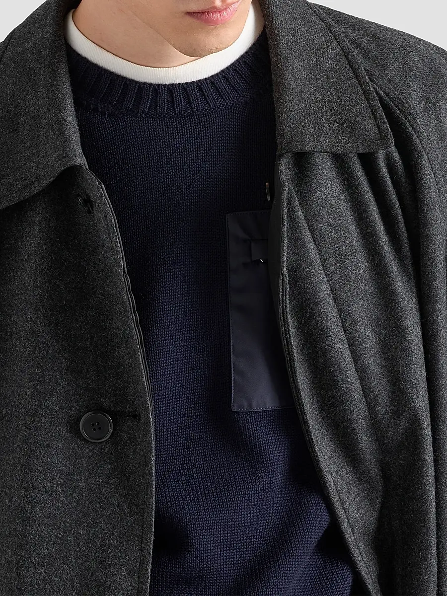 Prada Men's Wool Sweater | Thumbnail 6 Prada Men's Wool Sweater | Thumbnail 6